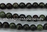 CDB229 15.5 inches 8mm round natural dragon blood jasper beads