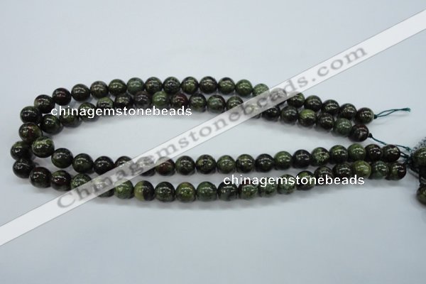 CDB230 15.5 inches 10mm round natural dragon blood jasper beads