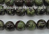 CDB231 15.5 inches 12mm round natural dragon blood jasper beads