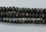 CDB233 15.5 inches 4*6mm rondelle natural dragon blood jasper beads