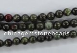 CDB250 15.5 inches 6mm round natural dragon blood jasper beads