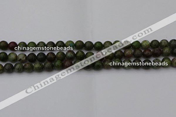 CDB300 15.5 inches 4mm round dragon blood jasper beads wholesale