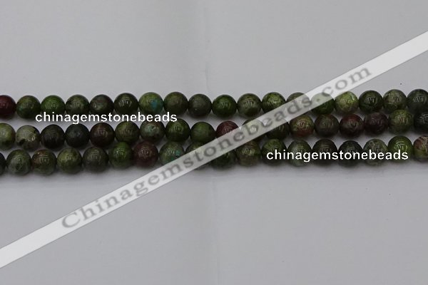 CDB302 15.5 inches 8mm round dragon blood jasper beads wholesale