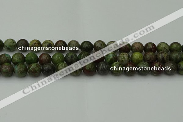 CDB304 15.5 inches 12mm round dragon blood jasper beads wholesale