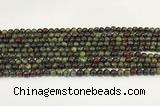 CDB340 15.5 inches 4mm round dragon blood jasper beads wholesale