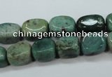 CDB37 15.5 inches 8*12mm nuggets new dragon blood jasper beads