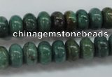 CDB39 15.5 inches 6*10mm rondelle new dragon blood jasper beads