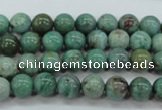 CDB41 15.5 inches 8mm round new dragon blood jasper beads