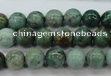 CDB42 15.5 inches 10mm round new dragon blood jasper beads