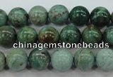 CDB43 15.5 inches 12mm round new dragon blood jasper beads