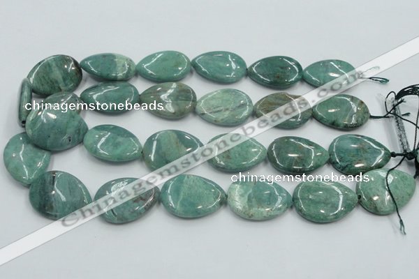 CDB45 15.5 inches 18*25mm flat teardrop new dragon blood jasper beads