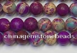 CDE1055 15.5 inches 4mm round sea sediment jasper beads wholesale