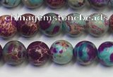 CDE1056 15.5 inches 6mm round sea sediment jasper beads wholesale