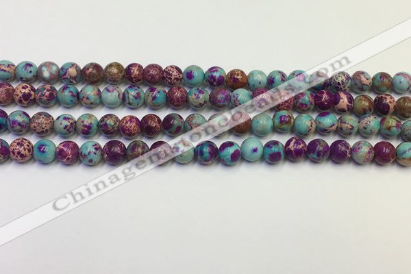 CDE1056 15.5 inches 6mm round sea sediment jasper beads wholesale