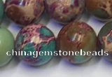 CDE1059 15.5 inches 12mm round sea sediment jasper beads wholesale