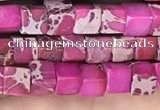 CDE1202 15.5 inches 4.5mm - 5mm cube sea sediment jasper beads