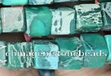 CDE1216 15.5 inches 6mm - 6.5mm cube sea sediment jasper beads