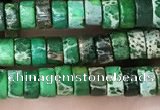 CDE1227 15.5 inches 2.5*4mm heishi sea sediment jasper beads