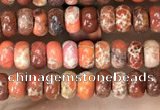 CDE1251 15.5 inches 2.5*4mm rondelle sea sediment jasper beads