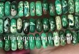 CDE1259 15.5 inches 2*4mm rondelle sea sediment jasper beads