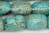 CDE1364 15.5 inches 13*18mm drum sea sediment jasper beads wholesale