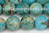 CDE1368 15.5 inches 8mm round sea sediment jasper beads wholesale