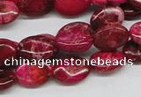 CDE14 15.5 inches 10*14mm oval dyed sea sediment jasper beads