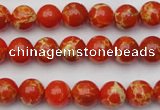 CDE2001 15.5 inches 6mm round dyed sea sediment jasper beads