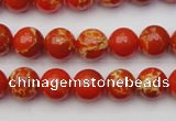 CDE2002 15.5 inches 8mm round dyed sea sediment jasper beads