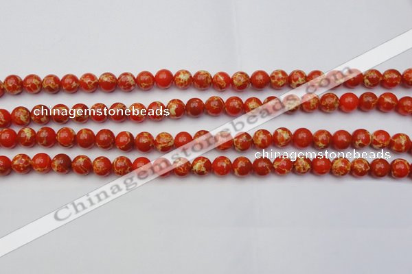 CDE2002 15.5 inches 8mm round dyed sea sediment jasper beads