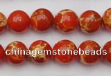 CDE2003 15.5 inches 10mm round dyed sea sediment jasper beads