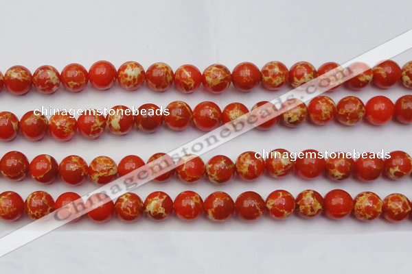 CDE2005 15.5 inches 14mm round dyed sea sediment jasper beads