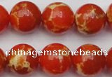 CDE2007 15.5 inches 18mm round dyed sea sediment jasper beads