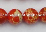 CDE2009 15.5 inches 22mm round dyed sea sediment jasper beads