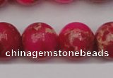 CDE2018 15.5 inches 18mm round dyed sea sediment jasper beads