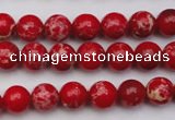 CDE2022 15.5 inches 4mm round dyed sea sediment jasper beads