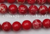 CDE2024 15.5 inches 8mm round dyed sea sediment jasper beads