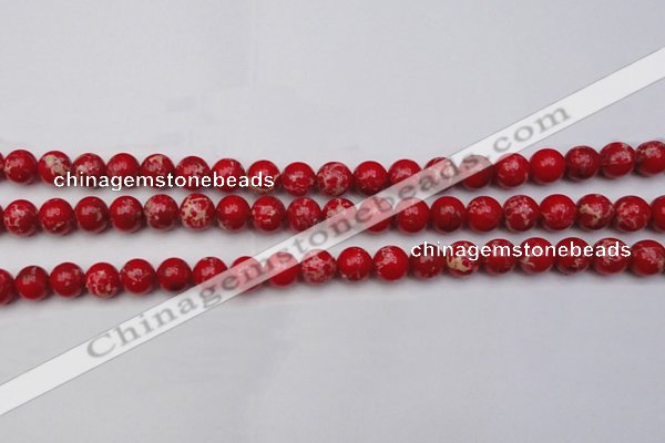 CDE2024 15.5 inches 8mm round dyed sea sediment jasper beads