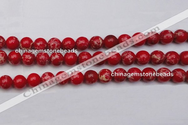 CDE2027 15.5 inches 14mm round dyed sea sediment jasper beads