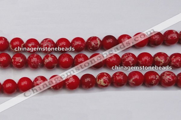 CDE2029 15.5 inches 18mm round dyed sea sediment jasper beads