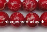 CDE2030 15.5 inches 20mm round dyed sea sediment jasper beads