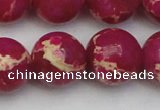 CDE2041 15.5 inches 20mm round dyed sea sediment jasper beads