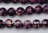 CDE2045 15.5 inches 6mm round dyed sea sediment jasper beads