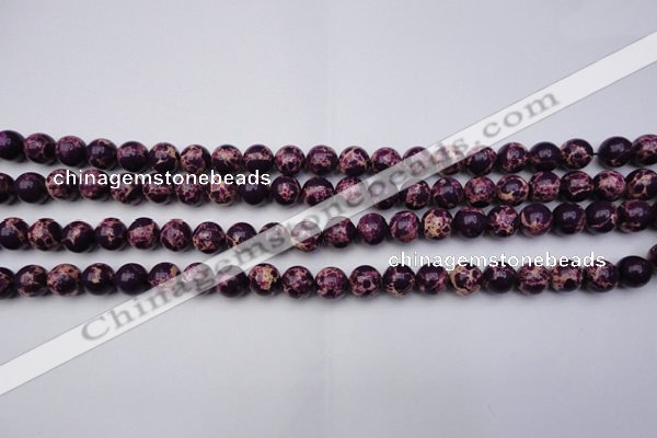 CDE2045 15.5 inches 6mm round dyed sea sediment jasper beads