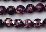 CDE2047 15.5 inches 10mm round dyed sea sediment jasper beads