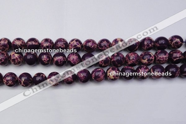 CDE2050 15.5 inches 16mm round dyed sea sediment jasper beads