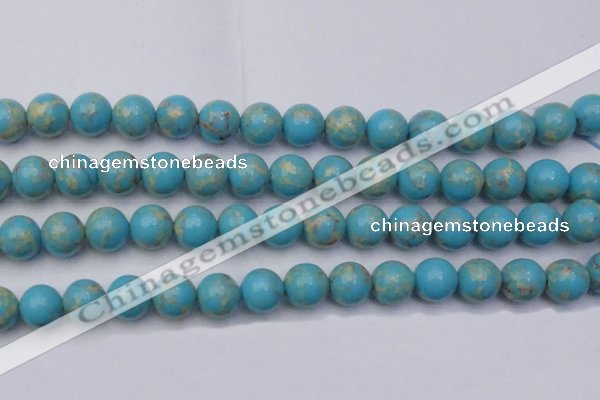 CDE2062 15.5 inches 18mm round dyed sea sediment jasper beads