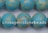 CDE2063 15.5 inches 20mm round dyed sea sediment jasper beads