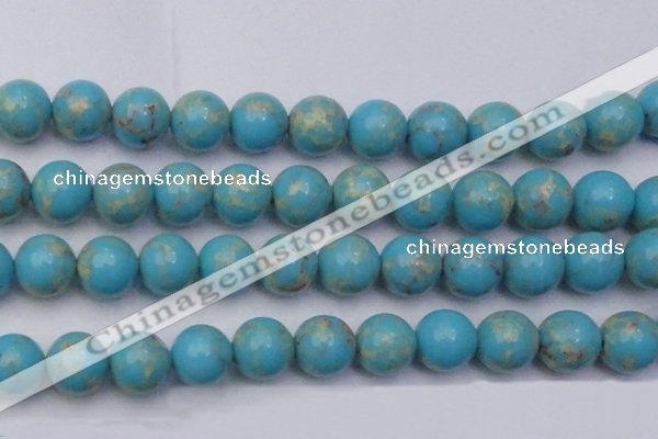 CDE2064 15.5 inches 22mm round dyed sea sediment jasper beads