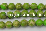 CDE2067 15.5 inches 6mm round dyed sea sediment jasper beads